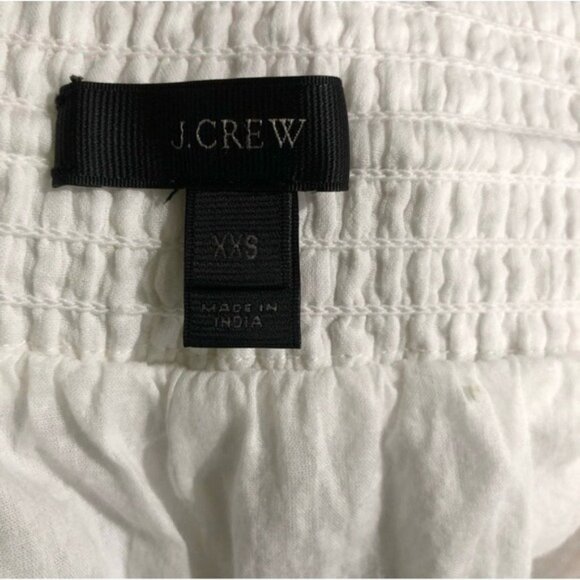 J.Crew Women's White Gauzy Pull On Pineapple Print Shorts - Size XXS - Picture 3 of 4